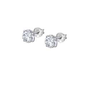 PENDIENTES DE PLATA LOTUS SILVER Y SWAROSKI