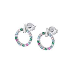 PENDIENTES DE PLATA CON PIEDRAS DE COLORES LOTUS SILVER