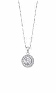 Colgante de Plata y Circonitas Lotus Silver