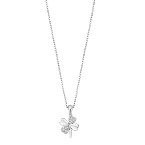 Colgante Plata y Circonitas en Pavé Lotus Silver