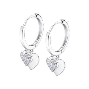 Pendientes Aros de Plata Lotus