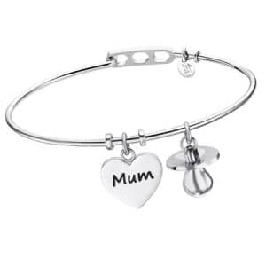 PULSERA ARO DE ACERO LOTUS STYLE CHUPETE