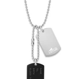 Collar Colgante Militar acero de Hombre Lotus Style