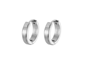 Pendientes de acero Aros Hombre Lotus