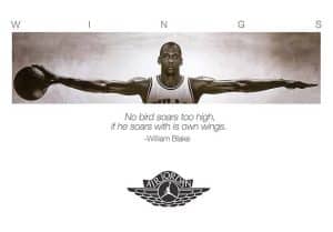 Mini Poster Nike Air Jordan Wings