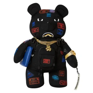 Mochila Oso Sprayground James Passport Money Bear