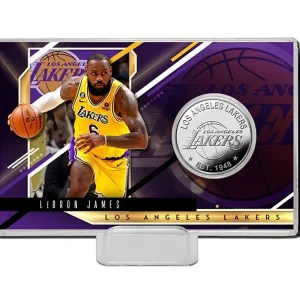 Moneda Lebron James Conmemorativa NBA con Los Angeles Lakers *