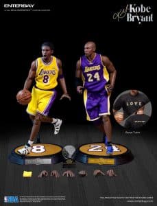 Pack 2 figuras Kobe Bryant Lakers Enterbay Masterpiece 24/8