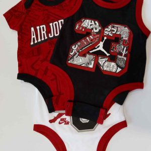 Pack 3 bodies Air Jordan Jdb – bebé
