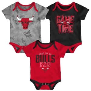 Pack 3 Body Bebe Chicago Bulls «Game Time»