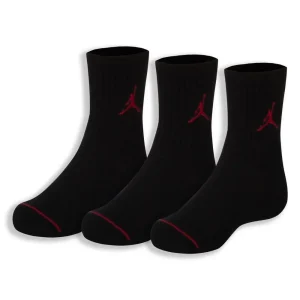 Pack 3 pares calcetines Jordan negro niños