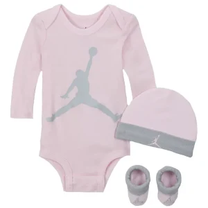 Pack 3 Piezas Air Jordan Jumpman bebe Rosa