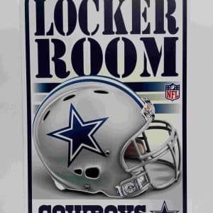 PLACA VESTUARIO DALLAS COWBOYS
