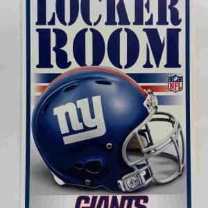 PLACA VESTUARIO NEW YORK GIANTS