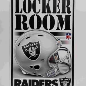 PLACA VESTUARIO OAKLAND RAIDERS