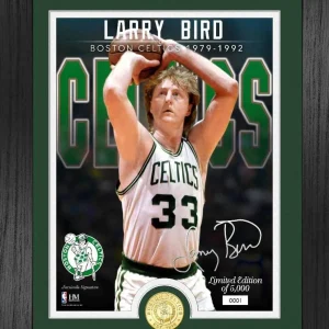 Poster Enmarcado Larry Bird en Boston Celtics 1979-1992 NBA