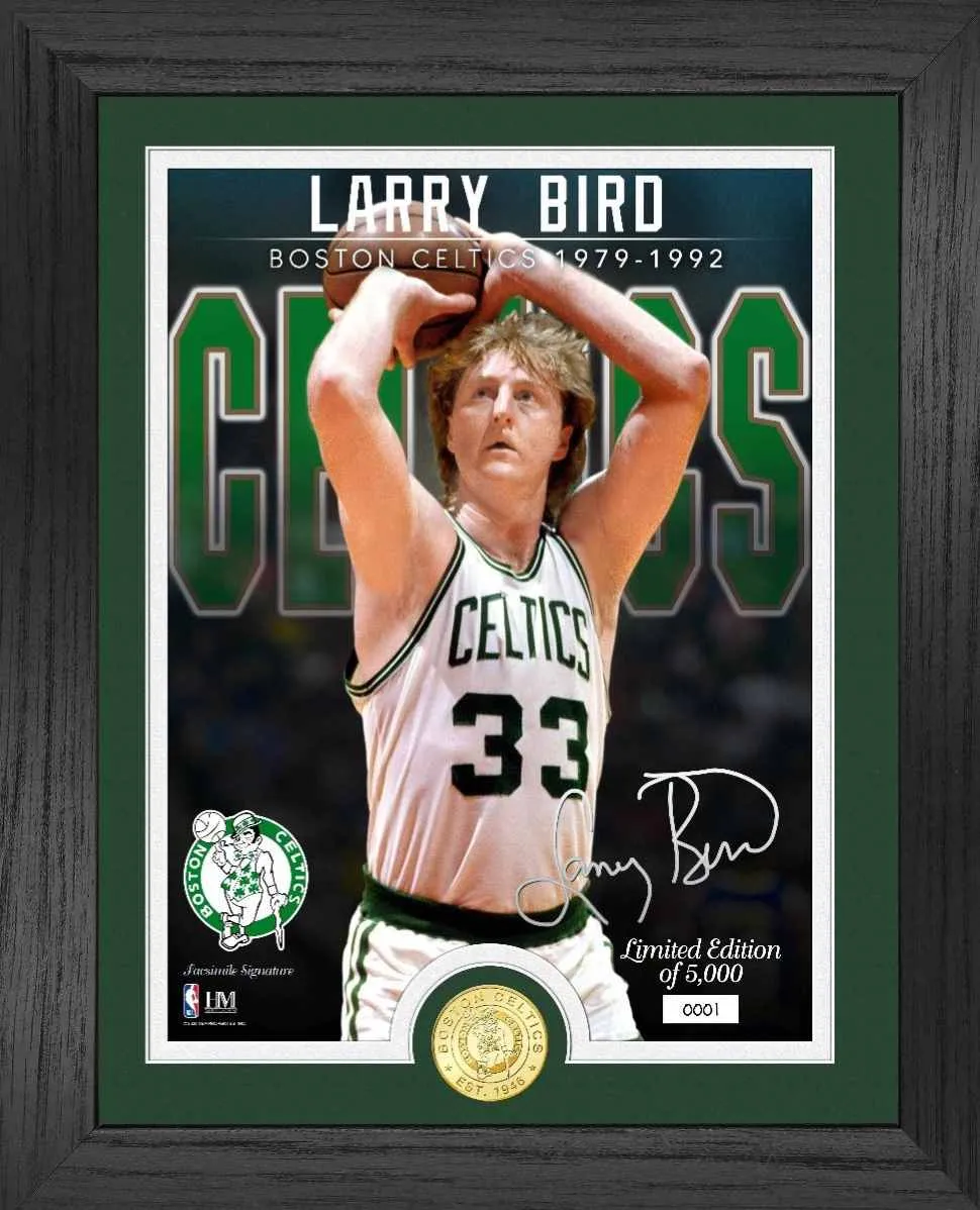 Poster Enmarcado Larry Bird en Boston Celtics 1979-1992 NBA * 1 Poster Enmarcado Larry Bird en Boston Celtics 1979-1992 NBA *