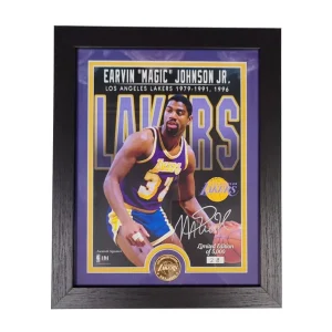 Poster Enmarcado Magic Johnson en Los Angeles Lakers 1979-1991 NBA