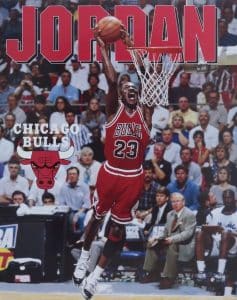Poster Michael Jordan Chicago Bulls 1995-96