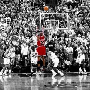 Poster Michael Jordan Chicago Bulls Last Shot 1998