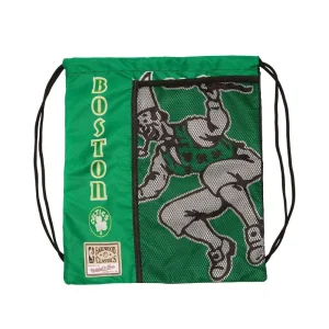 Saco Boston Celtics NBA Team Logo Cinch Bag de Mitchell and Ness