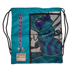 Saco Charlotte Hornets NBA Team Logo Cinch Bag de Mitchell and Ness