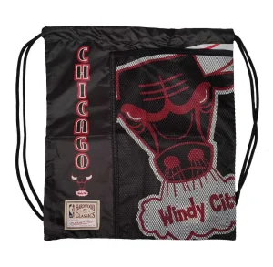 Saco Chicago Bulls NBA Team Logo Cinch Bag de Mitchell and Ness