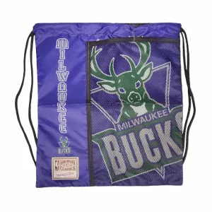 Saco Milwaukee Bucks NBA Team Logo Cinch Bag de Mitchell and Ness