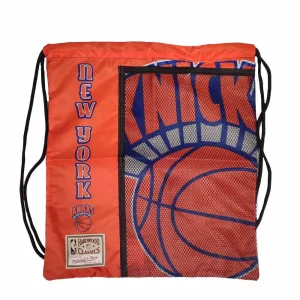 Saco New York Knicks NBA Team Logo Cinch Bag de Mitchell and Ness *