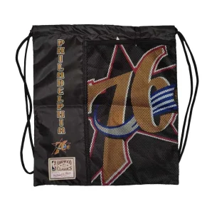 Saco Philadelphia Sixers NBA Team Logo Cinch Bag de Mitchell and Ness