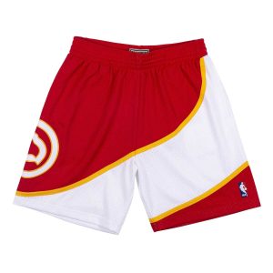 SHORT ATLANTA HAWKS SWINGMAN – MITCHELL & NESS 1986-87 ROJO
