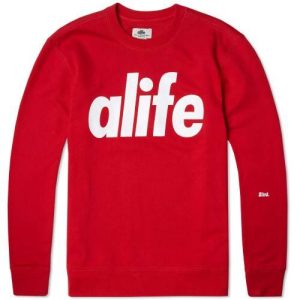 Sudadera Alife Core Logo Roja