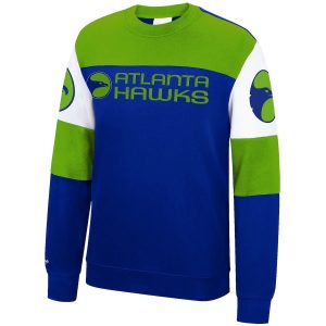 SUDADERA ATLANTA HAWKS «PERFECT SEASON CREW» MITCHELL AND NESS