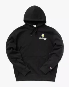 SUDADERA CHAMPION "SMILEY" HOODIE BLACK