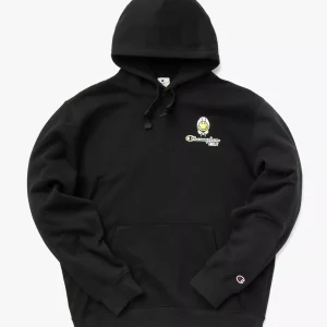 SUDADERA CHAMPION «SMILEY» HOODIE BLACK