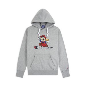 Sudadera Champion «Super Mario Bros» Hoodie Grey