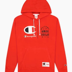 Sudadera Champion X Stranger Things «Welcome» roja