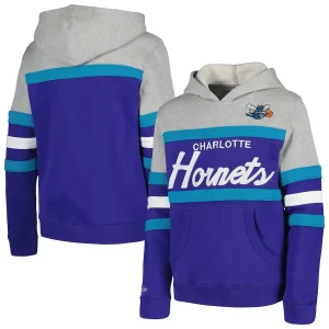 Sudadera Charlotte Hornets Head Coach Hoody Junior Mitchell and Ness