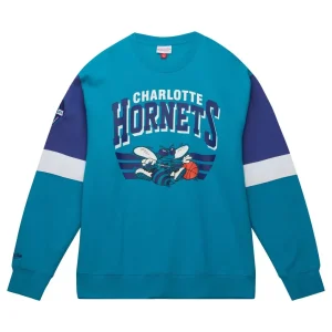 Sudadera Charlotte Hornets NBA All Over Crew 3.0 Mitchell and Ness