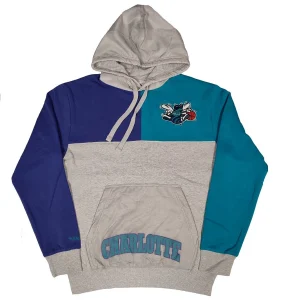 Sudadera Charlotte Hornets "NBA Tie Breaker Fleece Hoody" Mitchell and Ness