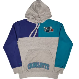 Sudadera Charlotte Hornets «NBA Tie Breaker Fleece Hoody» Mitchell and Ness