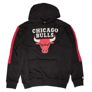 Sudadera Chicago Bulls NBA Color Block Oversized de New Era en Negro