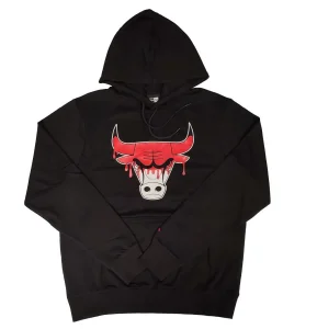 Sudadera Chicago Bulls "NBA Drip Logo" de New Era en Negro
