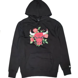 Sudadera Chicago Bulls NBA Floral Graphic de New Era en negro