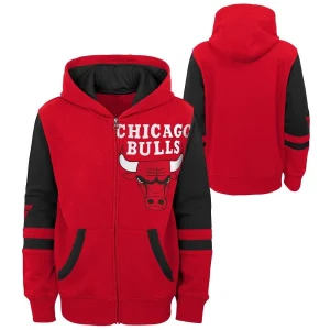Sudadera Chicago Bulls Outerstuff Full Zip Fleece Junior