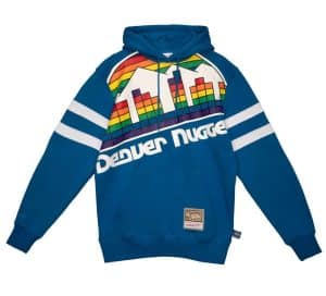 Sudadera Denver Nuggets "Big Face 2.0 Fleece Hoodie" Mitchell and Ness