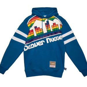 Sudadera Denver Nuggets «Big Face 2.0 Fleece Hoodie» Mitchell and Ness