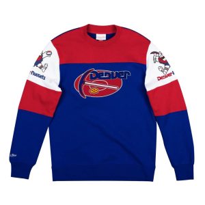 SUDADERA DENVER NUGGETS «PERFECT SEASON CREW» MITCHELL AND NESS