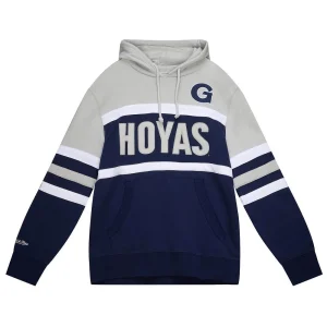 SUDADERA GEORGETOWN HOYAS «HEAD COACH» MITCHELL AND NESS
