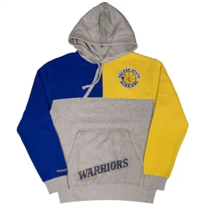 Sudadera Golden State Warriors "NBA Tie Breaker Fleece Hoody" Mitchell and Ness